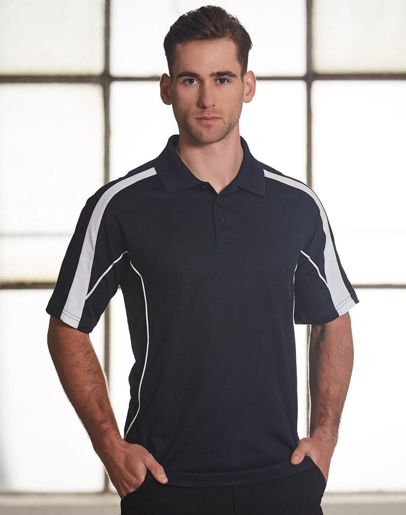 PS53 Legend Mens Polo Navy?white size M Stock Clearance