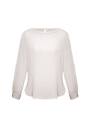 Ladies Madison Boatneck Blouse S828LL