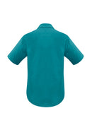 Mens Plain Oasis Short Sleeve Shirt SH3603 Teal Size XL Stock Clearance