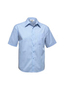Mens Micro Check Short Sleeve Shirt SH817