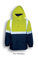 Hi-Vis Polar Fleece Lined Jacket With Tape