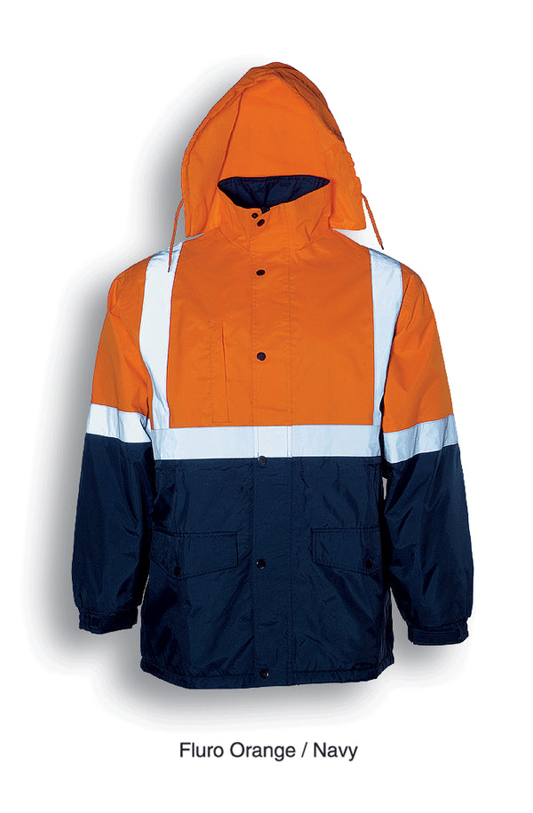 Hi-Vis Mesh Lining Jacket With Reflective Tape