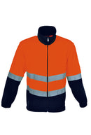 Hi-Vis Full Zip Polar Fleece With 3M Tape