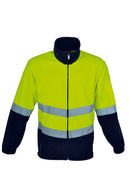 Hi-Vis Full Zip Polar Fleece With 3M Tape