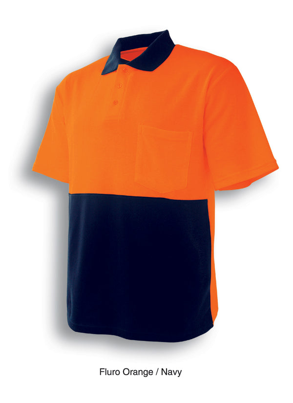 Hi-Vis Poly/Cotton Polo -Short Sleeve