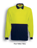 Hi-Vis Polyface/Cotton Back Polo -L/S