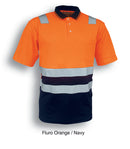 Hi-Vis Polyface/Cotton Back Polo With Tape -S/S