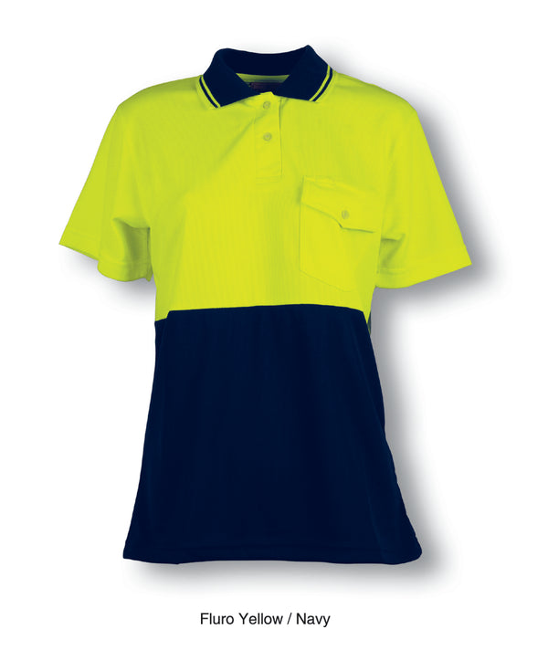 Ladies Hi-Vis Safety Polo