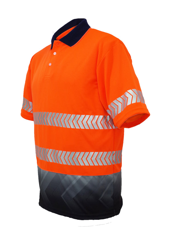 High-Vis S/S Sublimated Reflective Polo