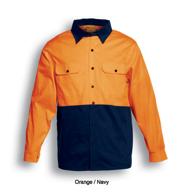 Hi-Vis Cotton Twill Shirt L/S