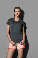 Women's Active Sports-T L / Aqua