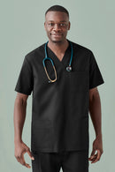 Mens Tokyo V-Neck Scrub Top