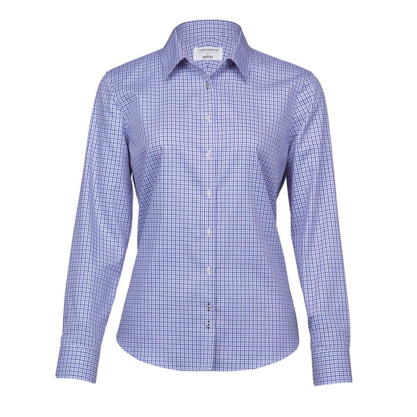 Barkers Stamford Check Shirt – Womens 8 / Navy/Blue/White