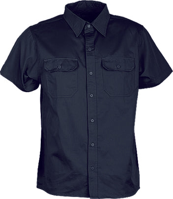 Cotton Drill Work Shirt S/S