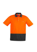 Unisex Hi Vis Basic Spliced Polo - Short Sleeve ZH231