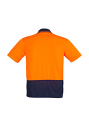 Unisex Hi Vis Basic Spliced Polo - Short Sleeve ZH231