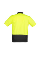 Unisex Hi Vis Basic Spliced Polo - Short Sleeve ZH231