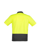 Unisex Hi Vis Basic Spliced Polo - Short Sleeve ZH231