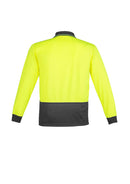 Unisex Hi Vis Basic Spliced Polo - Long Sleeve ZH232