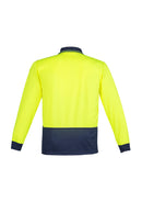 Unisex Hi Vis Basic Spliced Polo - Long Sleeve ZH232