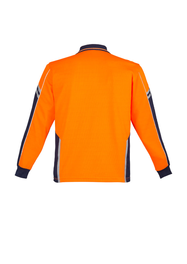 Mens Hi Vis Squad L/S Polo ZH238