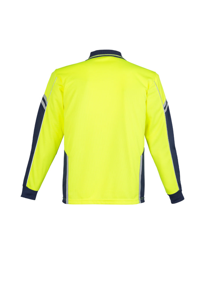 Mens Hi Vis Squad L/S Polo ZH238