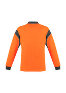 Mens Hi Vis Aztec Polo - Long Sleeve ZH249