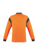 Mens Hi Vis Aztec Polo - Long Sleeve ZH249
