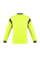 Mens Hi Vis Aztec Polo - Long Sleeve ZH249