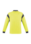 Mens Hi Vis Aztec Polo - Long Sleeve ZH249