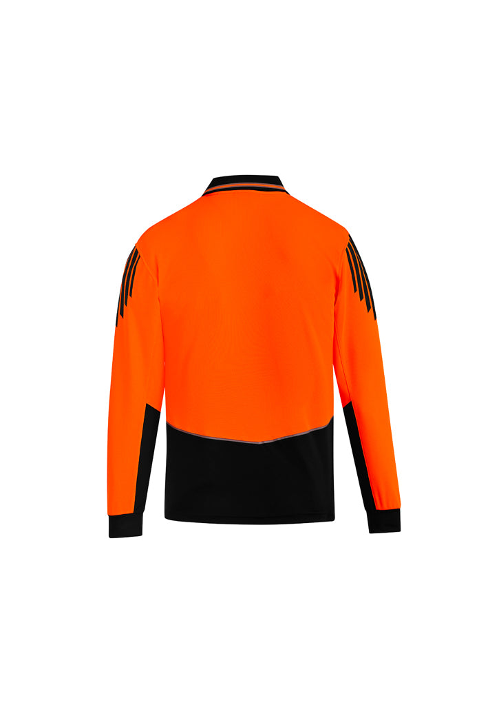 Mens Hi Vis Flux L/S Polo  ZH310