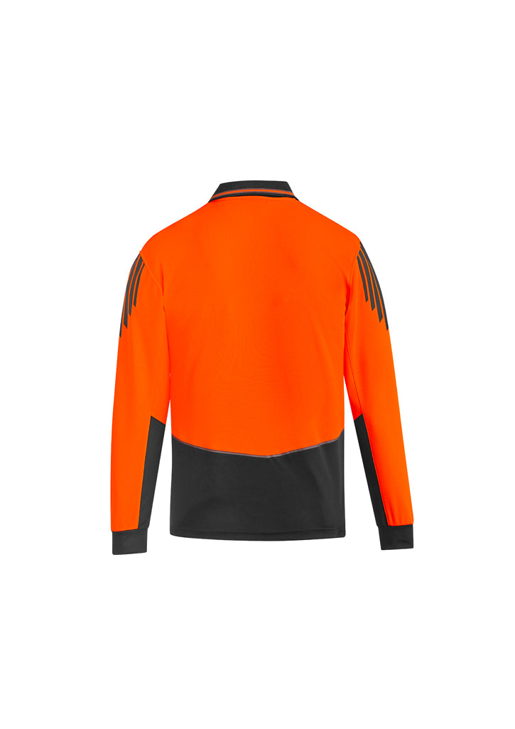 Mens Hi Vis Flux L/S Polo  ZH310