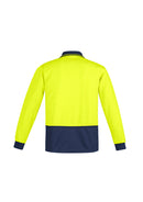 Mens Comfort Back L/S Polo ZH410