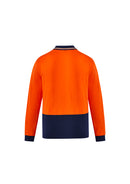 Mens Hi Vis Cotton L/S Polo ZH430