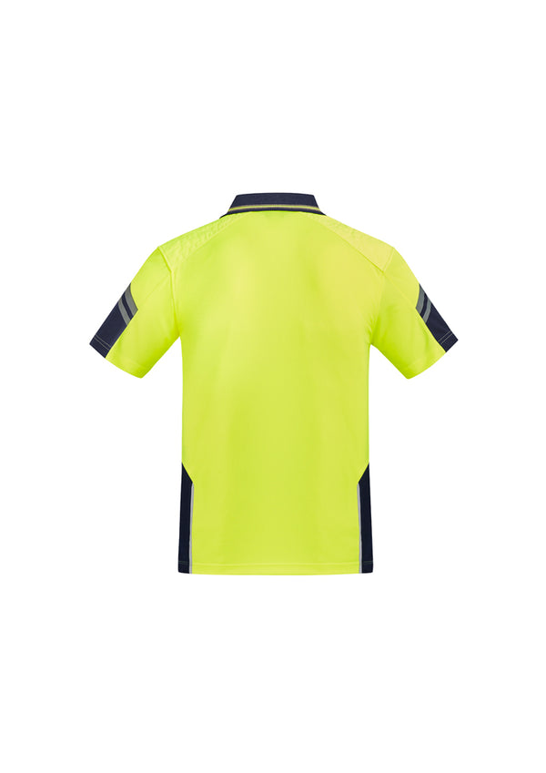 Mens Reinforced Hi Vis Squad S/S Polo ZH465