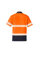 Unisex Hi Vis Segmented S/S Polo - Hoop Taped ZH535