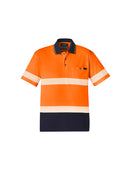 Unisex Hi Vis Segmented S/S Polo - Hoop Taped ZH535