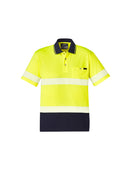 Unisex Hi Vis Segmented S/S Polo - Hoop Taped ZH535