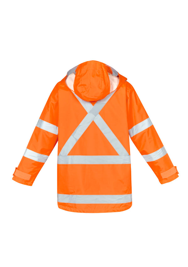 Mens Hi Vis X Back Taped 4 in 1 Waterproof Jacket ZJ616