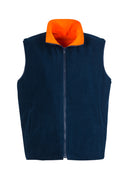 Mens Hi Vis Lightweight Fleece Lined Vest ZV358