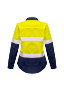 Womens Rugged Cooling Taped Hi Vis Spliced Shirt ZW720