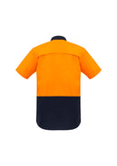 Mens Rugged Cooling Hi Vis Spliced S/S Shirt  ZW815
