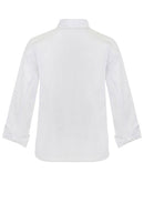 EXEC CHEF JACKET LONG SLEEVE LIGHT WEIGHT WITH STUDS