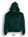 CJ1062 Unisex Adults Zip Through Fleece Hoodie
