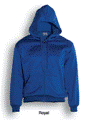 CJ1062 Unisex Adults Zip Through Fleece Hoodie