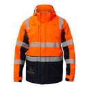 FR HI VIS WET WEATHER 3 IN 1 SEGMENTED REFLECTIVE JACKET FJV032