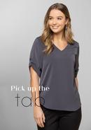 REESE 1800WZ V NECK TOP