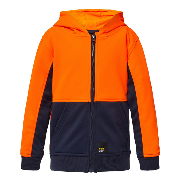 KIDS HIVIS TWO TONE HOODIE WK8015