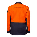 RIPSTOP HI VIS TWO TONE LONG SLEEVE VENTED SHIRT WS6066