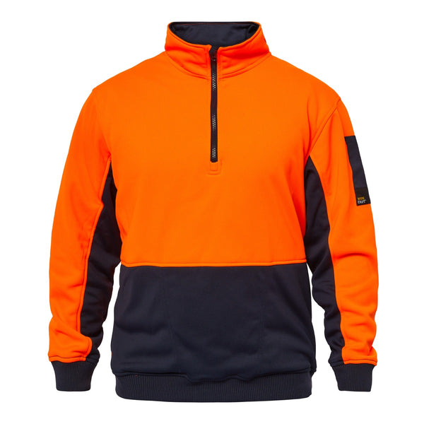 CREST HI VIS TWO TONE 1/2 ZIP PULLOVER WT8012